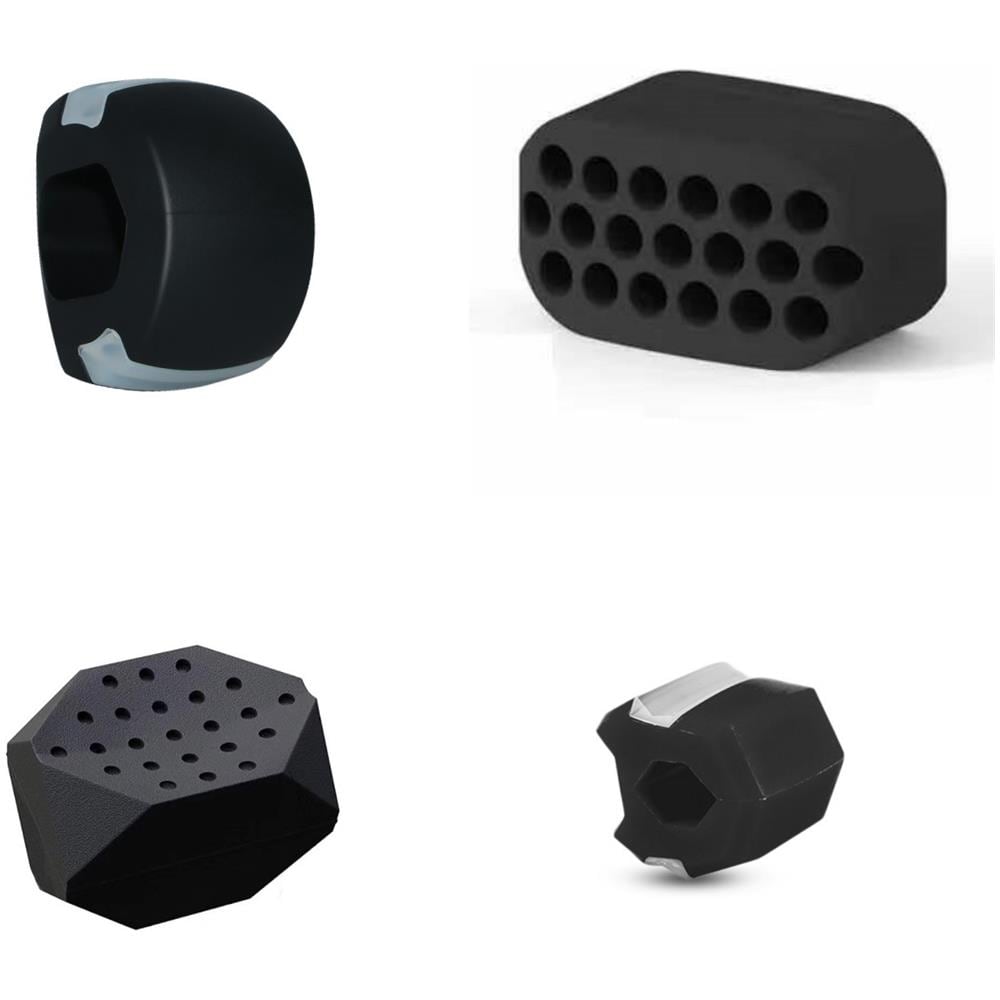 Esercitatore Jawline Silicone Per Trainer Mascella Con Confezione Da 4 Pezzi - Foto 1