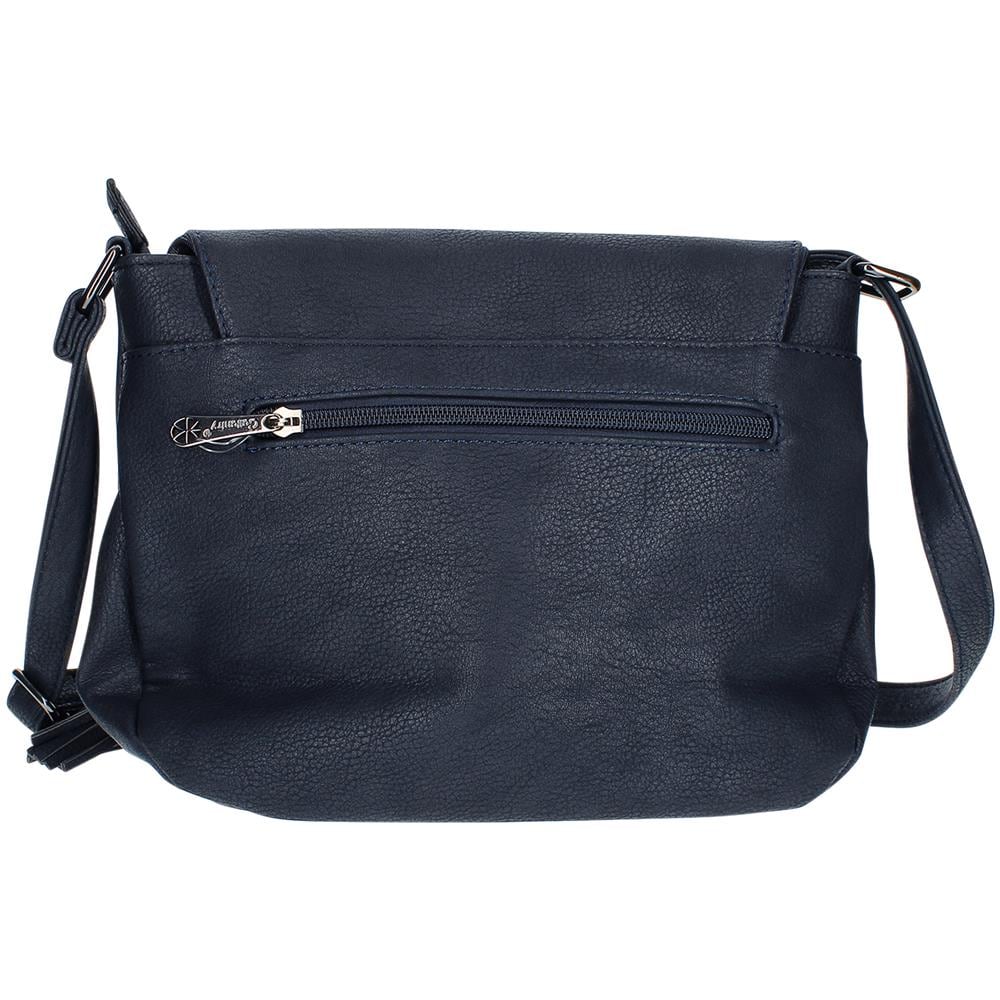 Borsa A Tracolla Con Cerniera - Paris - Blu - Foto 2