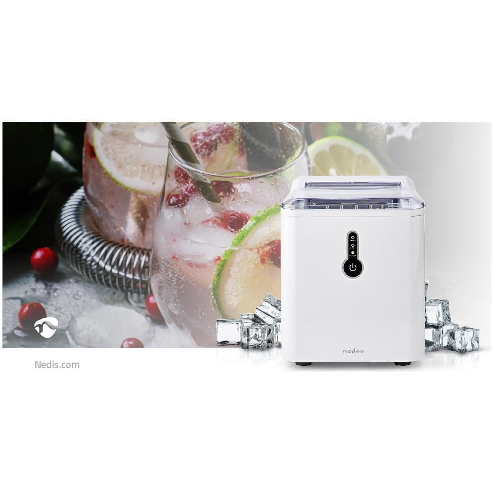 KAIC100FWT macchina per cubetti di ghiaccio Macchina per la produzione di cubetti di ghiaccio integrata /indipendente 12 kg / 24h 120 W Bianco - Foto 21