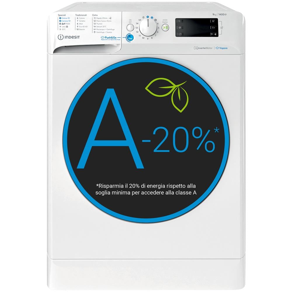 Lavatrice Standard 859991684490 9 Kg Classe A Centrifuga 1351 giri - Foto 11