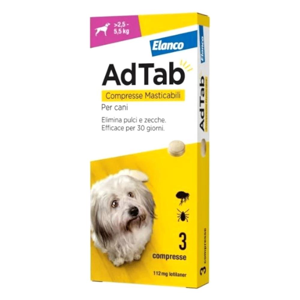 Adtab 3 Compresse 112 mg Cani 2,5-5,5 kg - Foto 1