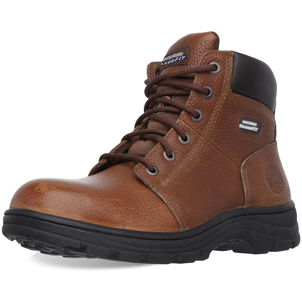 Uomo Workshire Classic Boots, Brown (brn In Pelle Marrone In Rilievo), 8 (42 Ue)  - Foto 11