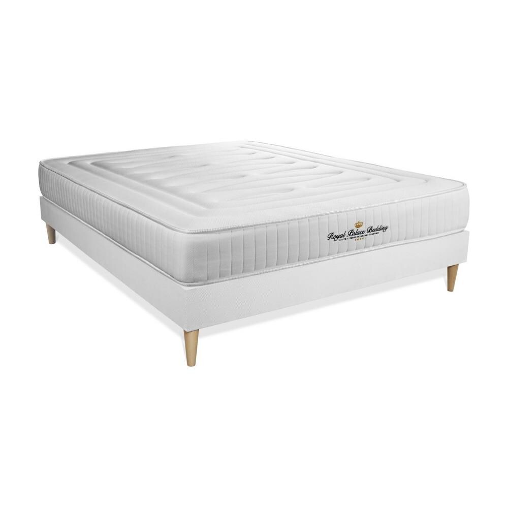 Kit Rete E Materasso Lancaster 180x210cm - Spessore : 22cm - Molle Insacchettate E Memory Foam - Rigido, 3 Zone Di Comfort - Foto 1