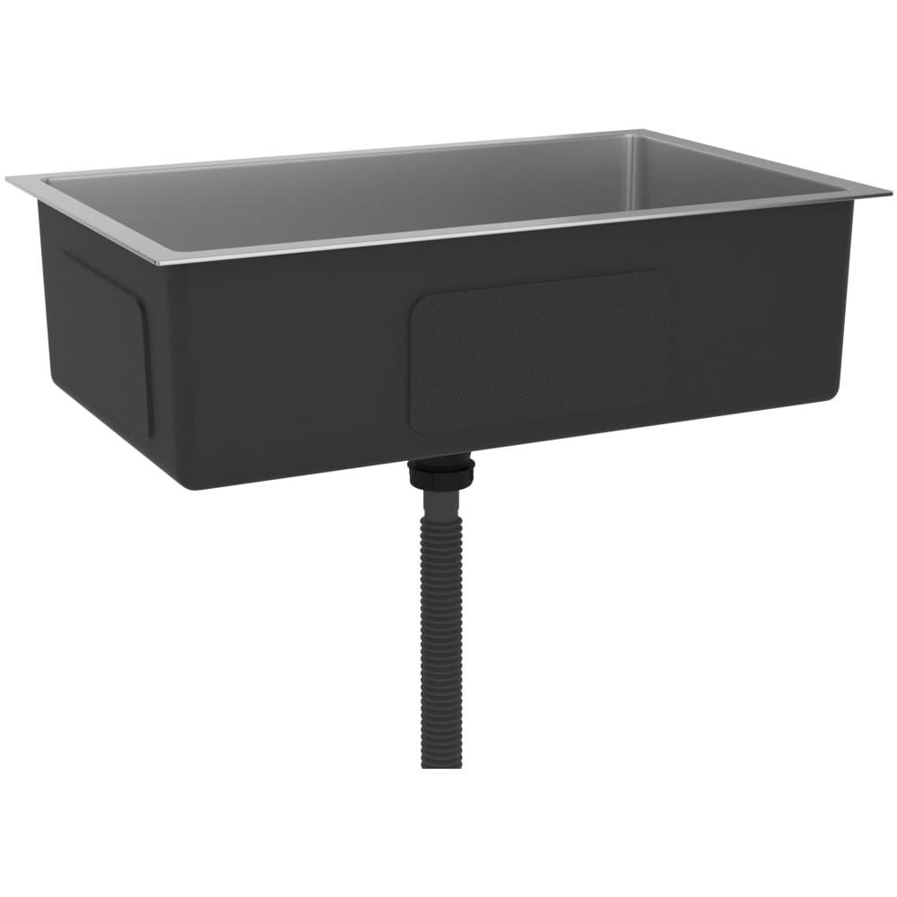 Lavello Da Cucina Lavorato A Mano Con Filtro In Acciaio Inox - Foto 9