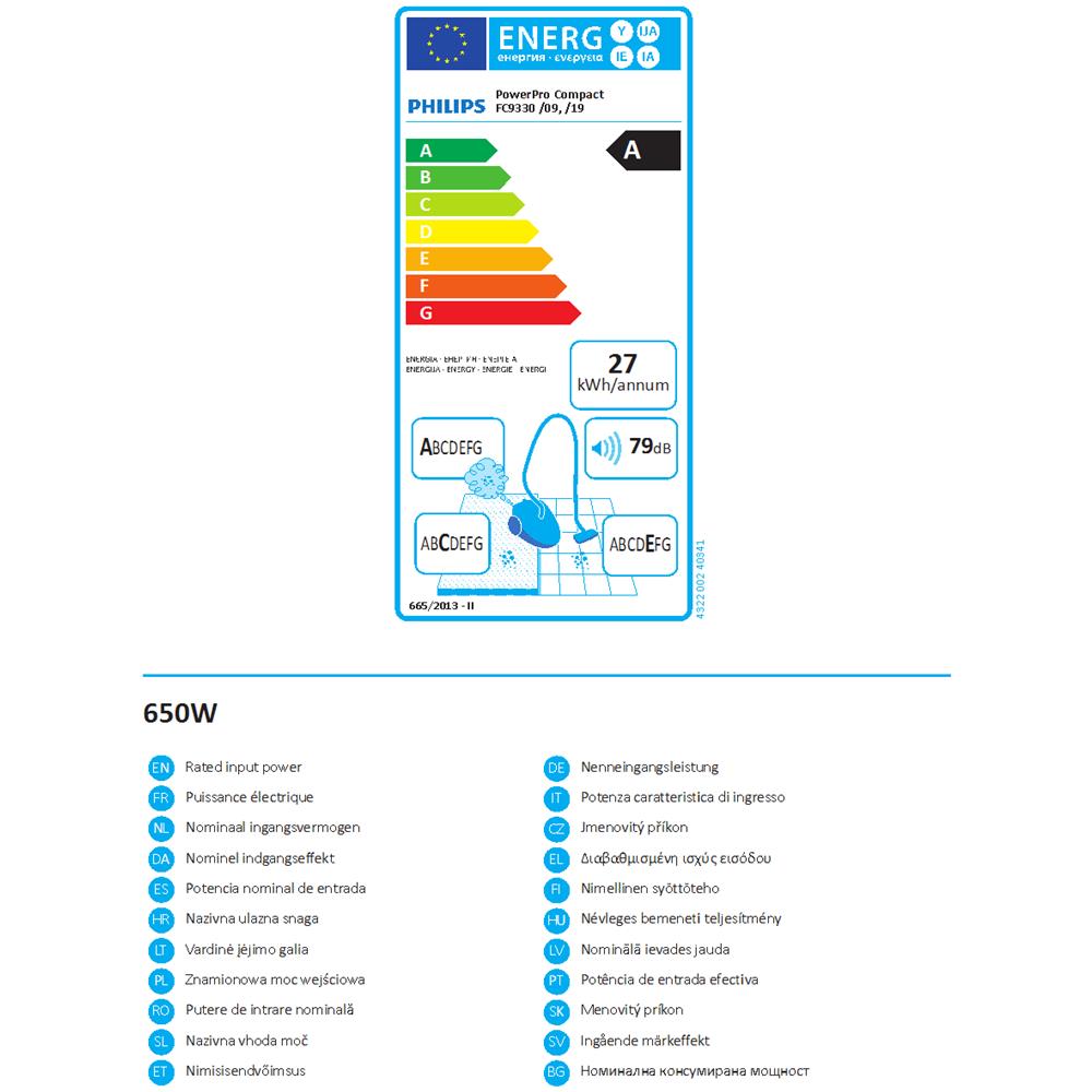 Aspirapolvere Senza Sacco Serie 3000 750 W Colore Rosso Monza - Foto 2
