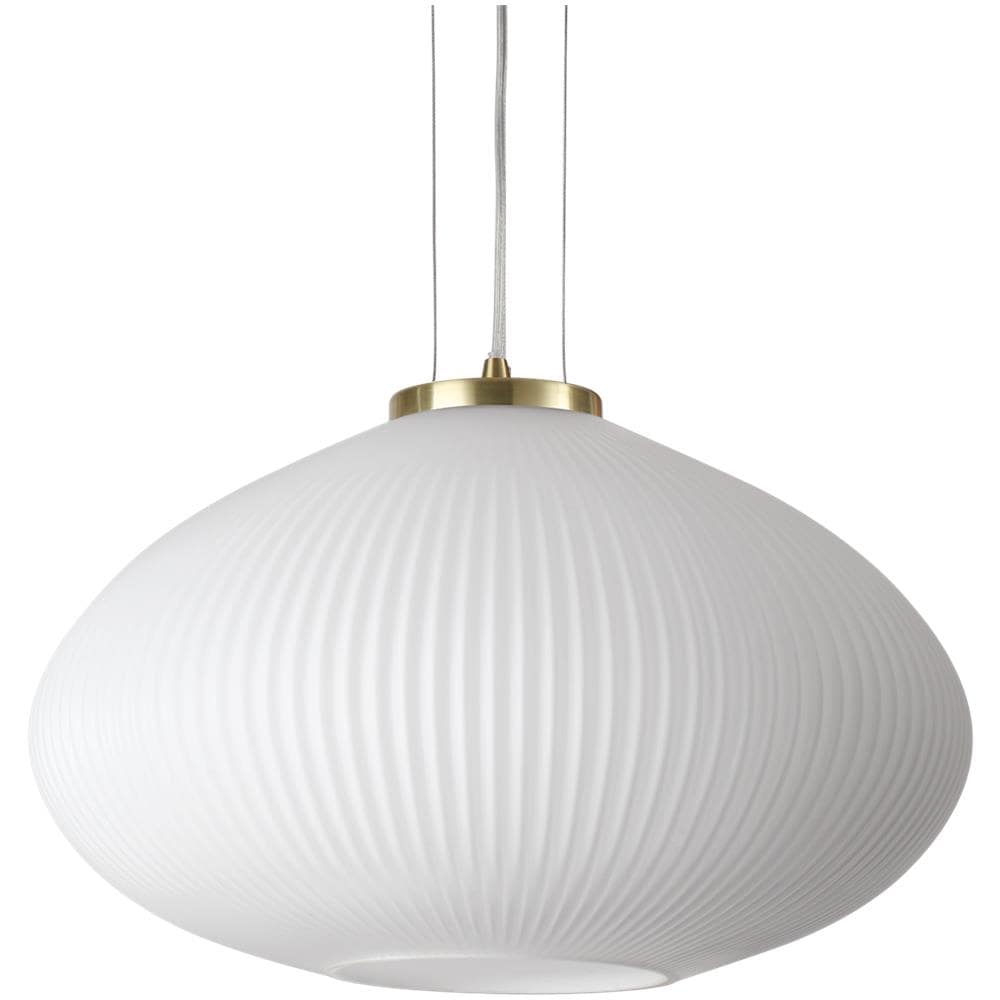 Plisse' Sp1 D45 Ottone Satinato Lampada Sospensione - Ideal Lux 285191 - Foto 1