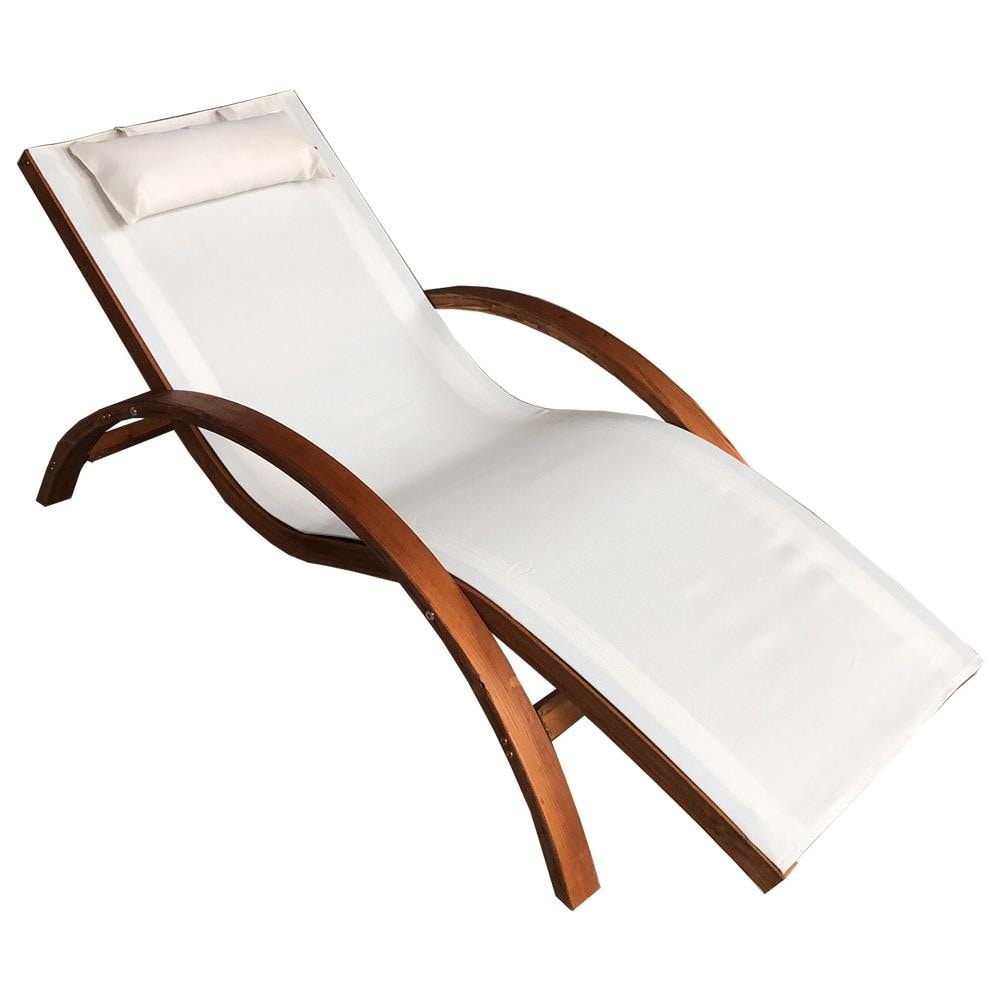 Sdraio In Legno E Beige Havana - Foto 2