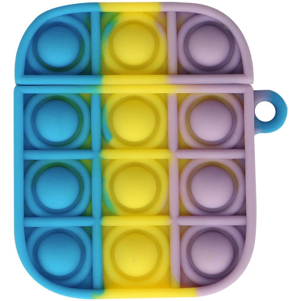 Cover Airpods Bubble Pop Silicone Design 2 Parti Multicolor - Foto 5
