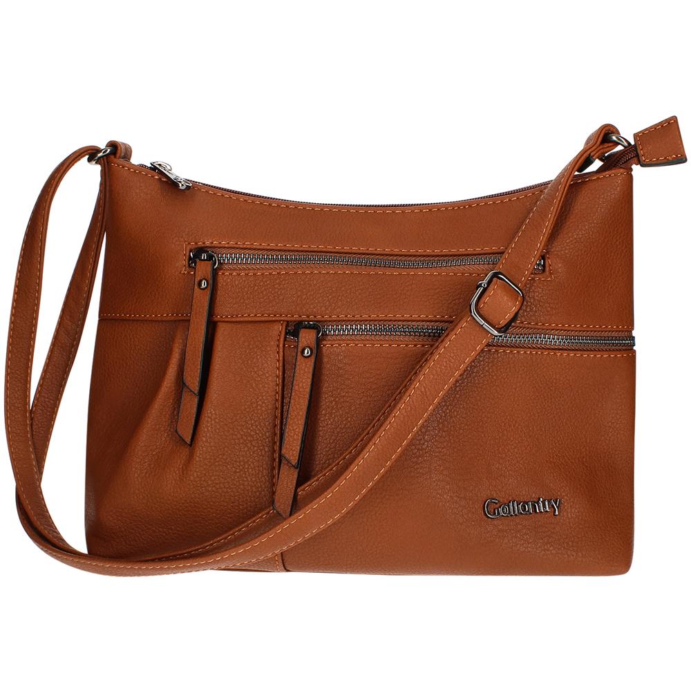 Borsa A Tracolla Multiscomparto Con Zip - Paris - Marrone - Foto 2