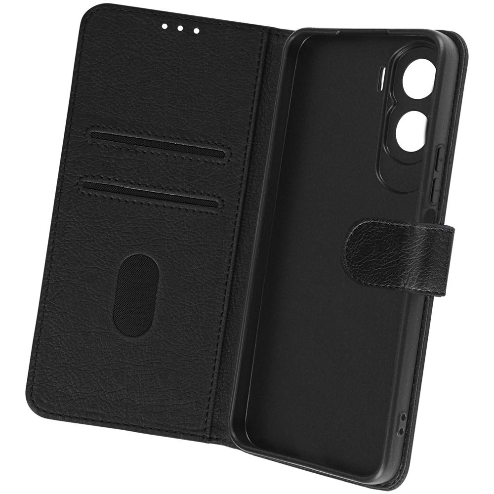 Custodia Per Honor 90 Lite Copertina Portacarte Funzione Supporto Nera - Foto 2