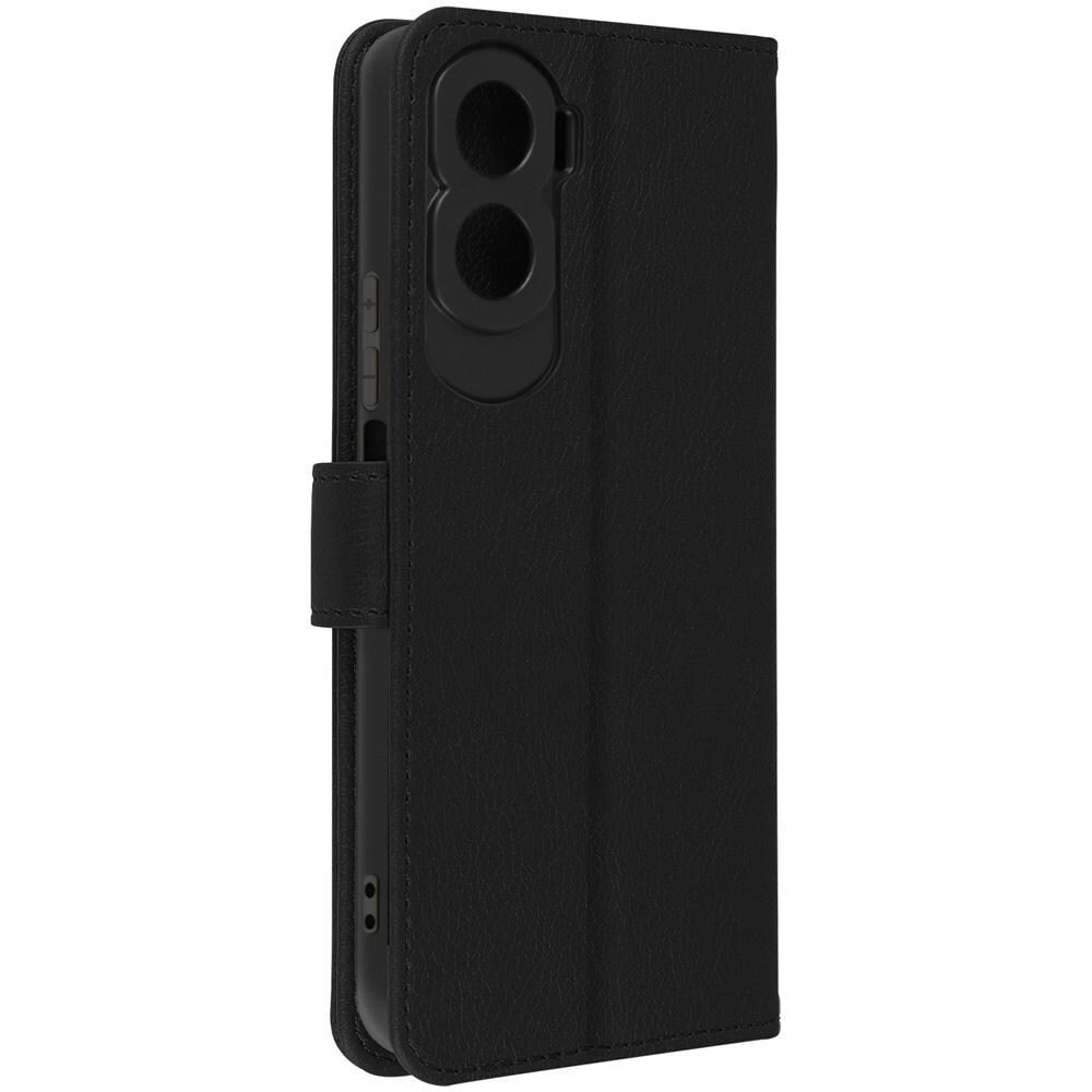 Custodia Per Honor 90 Lite Copertina Portacarte Funzione Supporto Nera - Foto 1