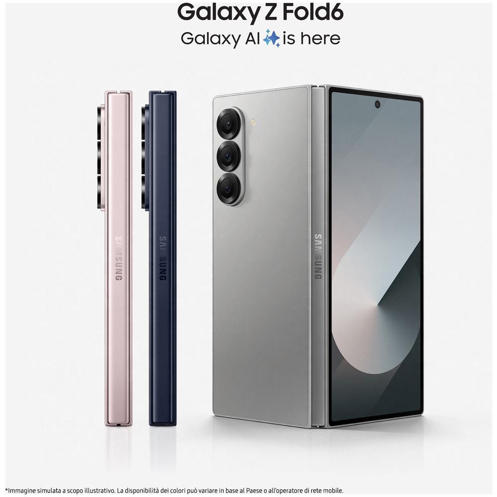 Galaxy Z Fold6 5G AI 512GB 12GB Ram Display 6,3" / 7,6" Dynamic AMOLED 2X 4400 mAh Navy Italia - Foto 2