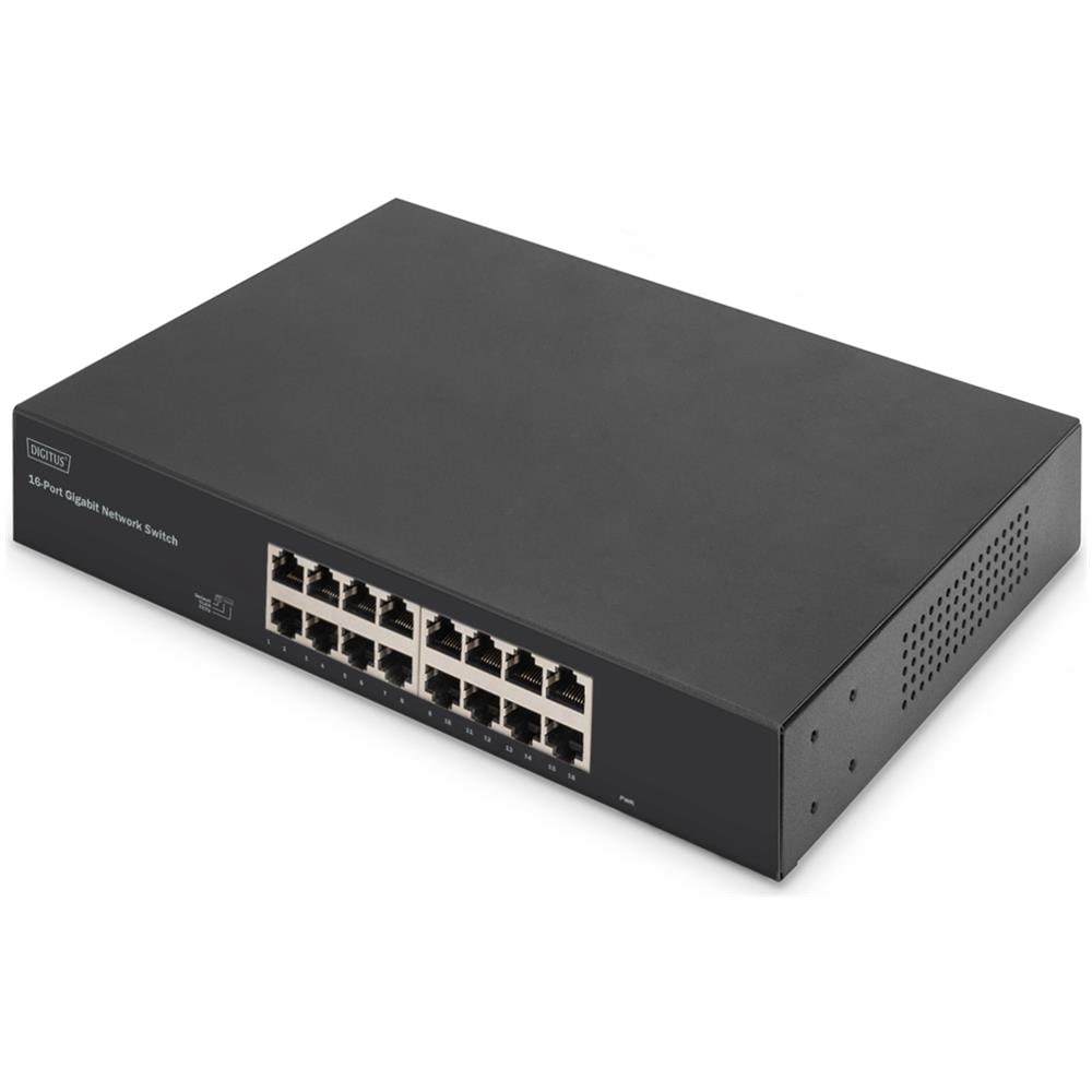 Switch Gigabit a 16 porte, 19 pollici, non gestito - Foto 1
