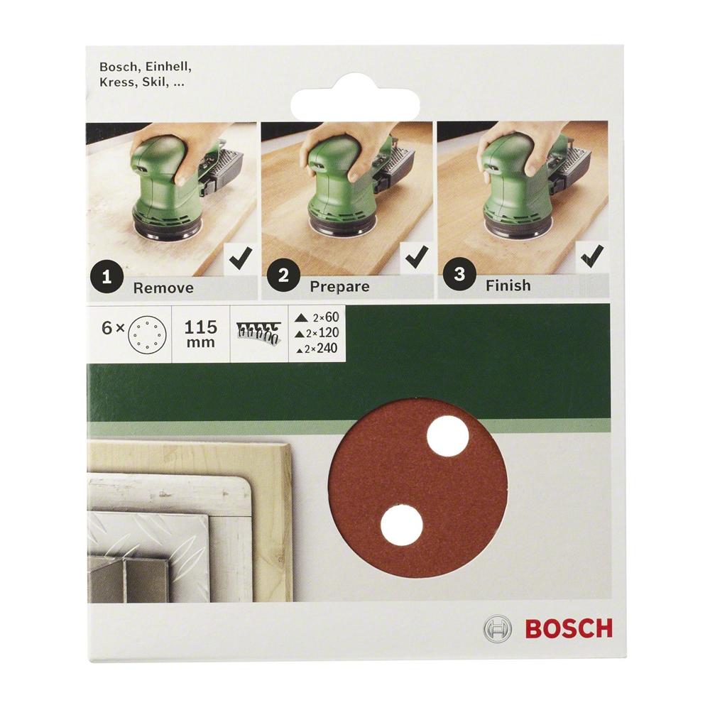 5 Fogli Rotolorbitale D125 Fori Velcro G120 - Foto 1