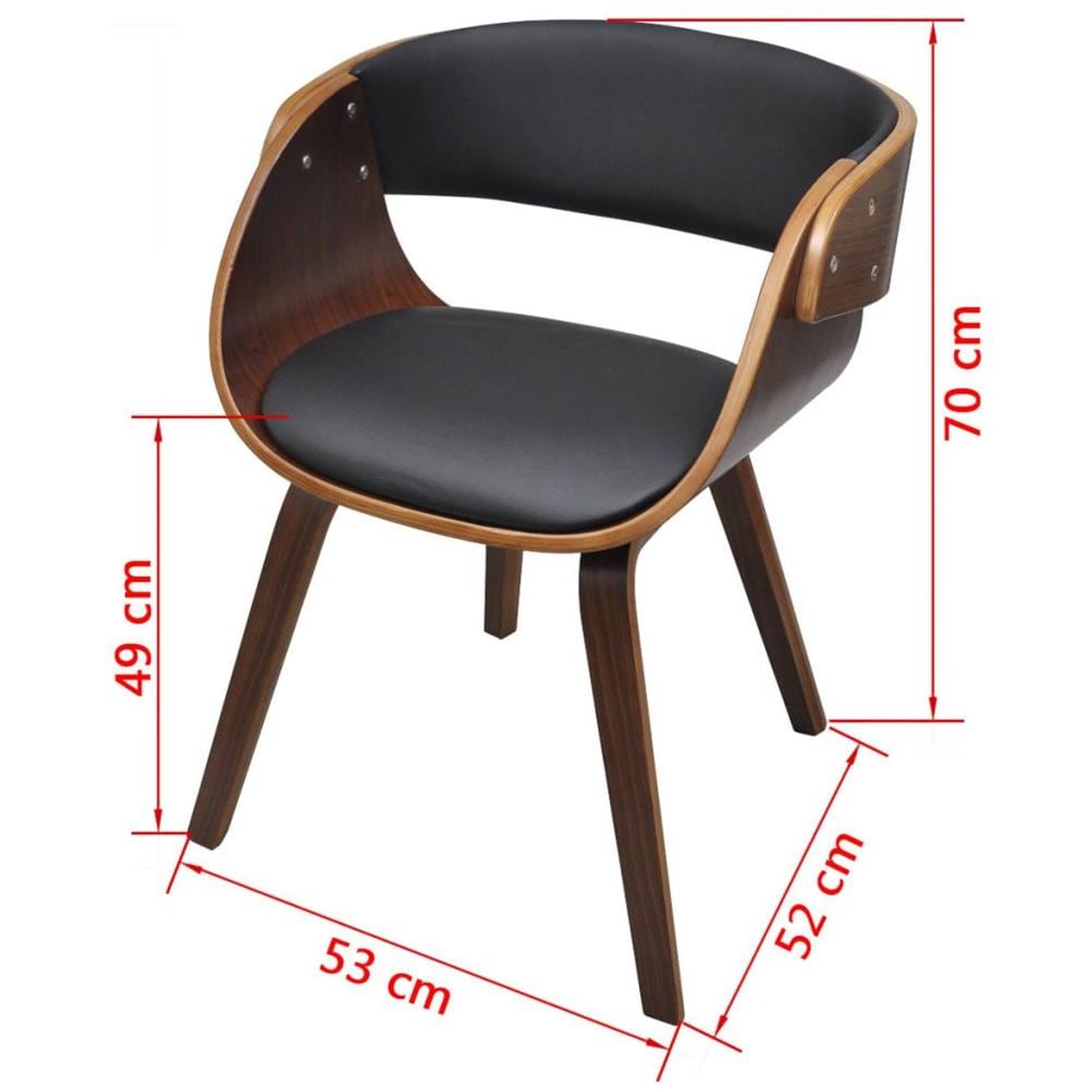 Set Di 2 Sedie In Legno Marrone - Foto 6