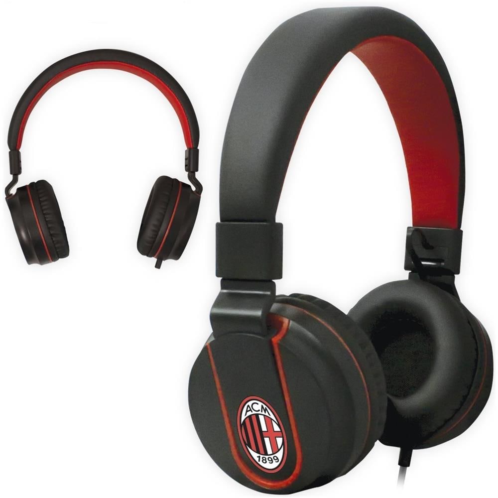 Cuffie Cablato TM-IP952-MIL Colore Nero e Rosso - Foto 1