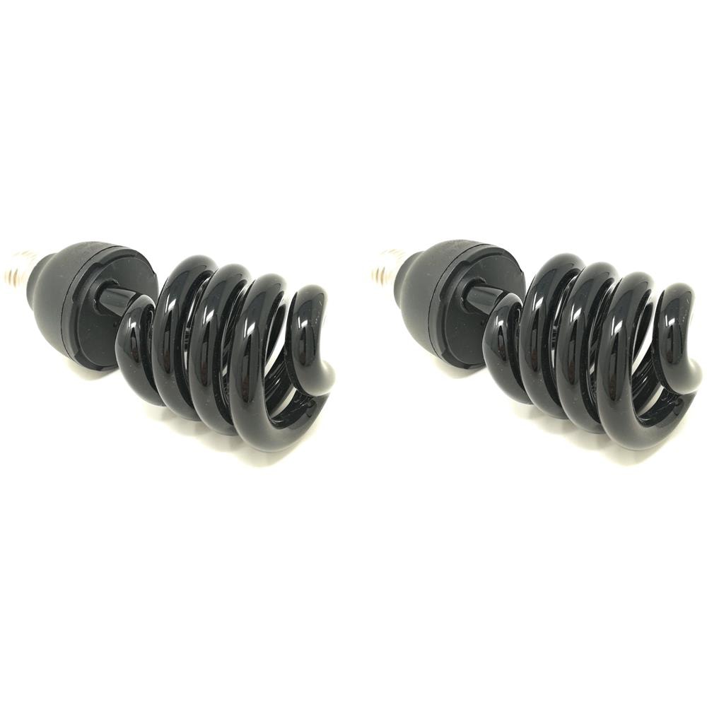 2 X Lampadina A Spirale Uv Luce Nera Da 28w Per Discoteca Feste Effetto Fluo - Foto 1