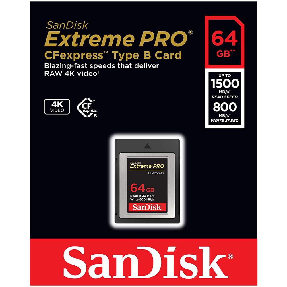CF Express 64GB Extreme Pro SDCFE-064G-GN4IN - Foto 5