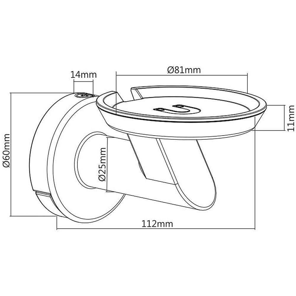 Supporto Da Parete Per Google Home Mc-857 Nero - Foto 2