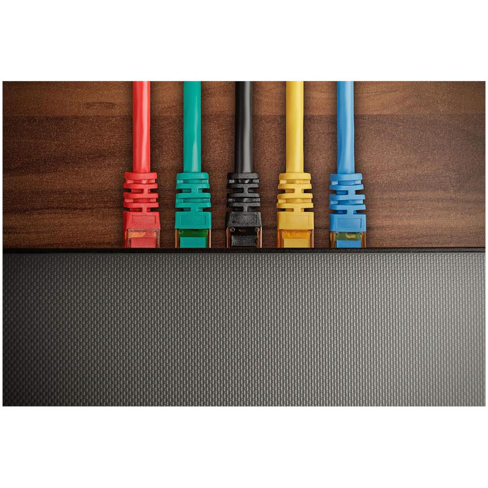 0.5m Cavo Ethernet Cat6 Gigabit Lan Rete Cavo Rj45 1000mbit S Ad Alta Velocit U-utp Cavo Patch Per Il Router Pc Tv Set Di 5 Colorate - Foto 4