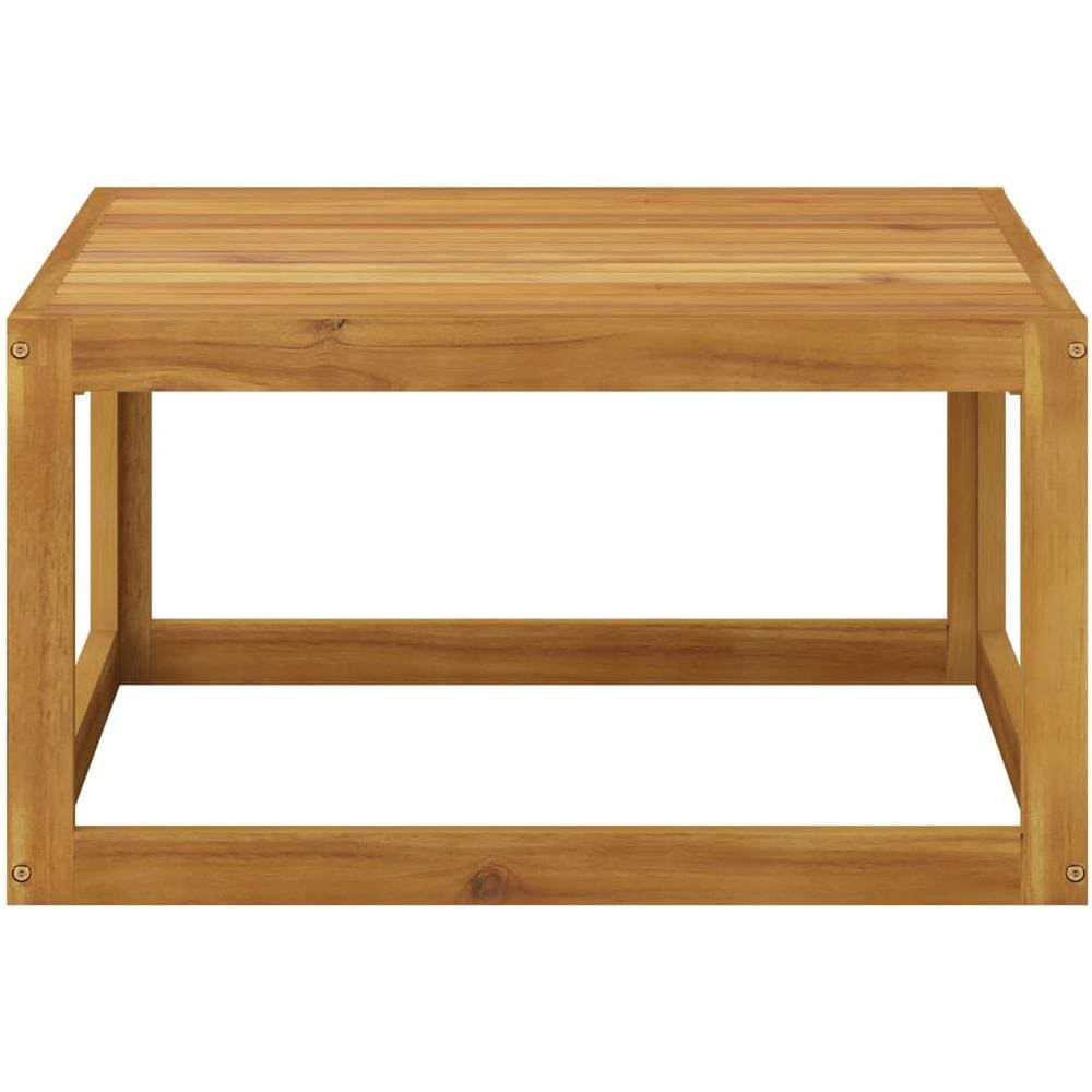 Tavolino da Caffè 68x68x29 cm in Legno Massello di Acacia - Foto 2