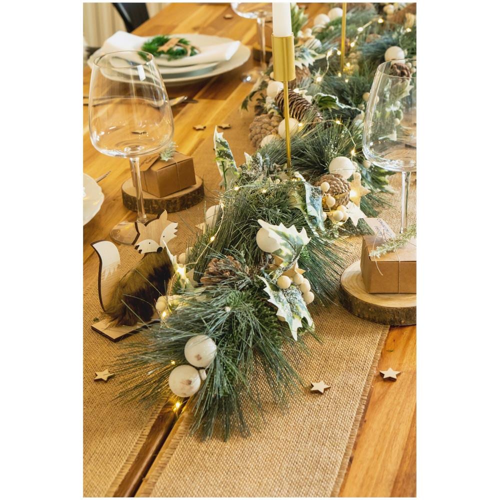 Jja - Ghirlanda Di Foglie E Pigne - Foto 4