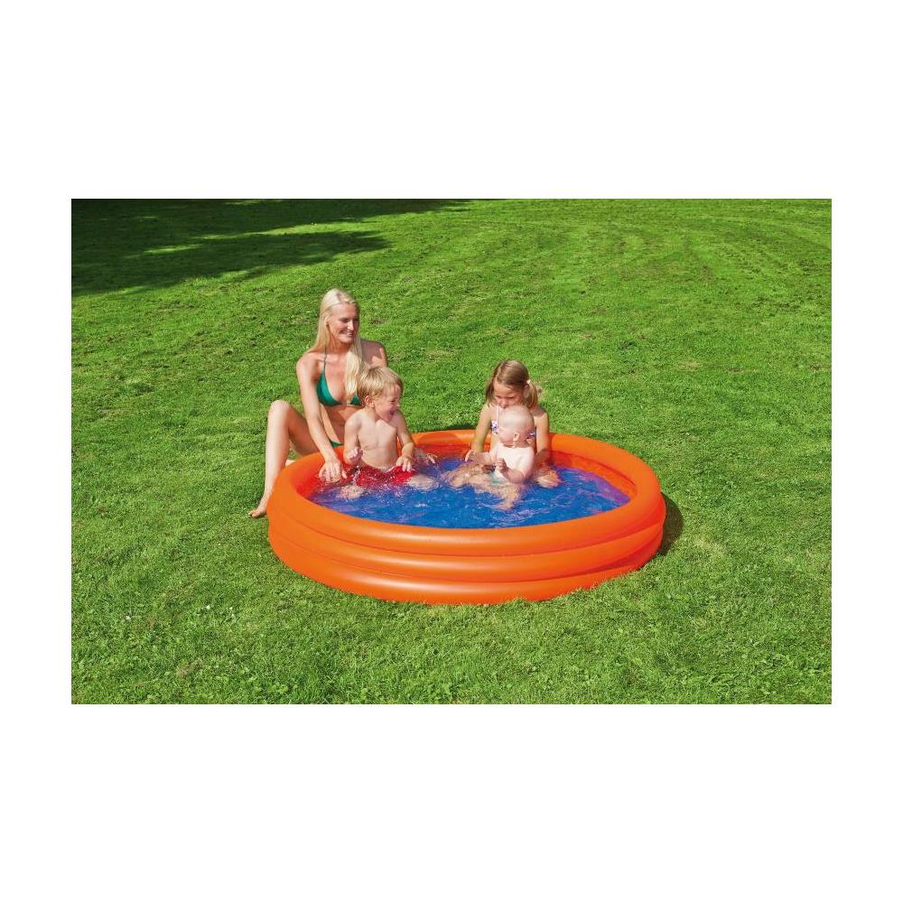 Piscina Gonfiabile Junior 100 X 30 Cm Rosso / blu - Foto 2