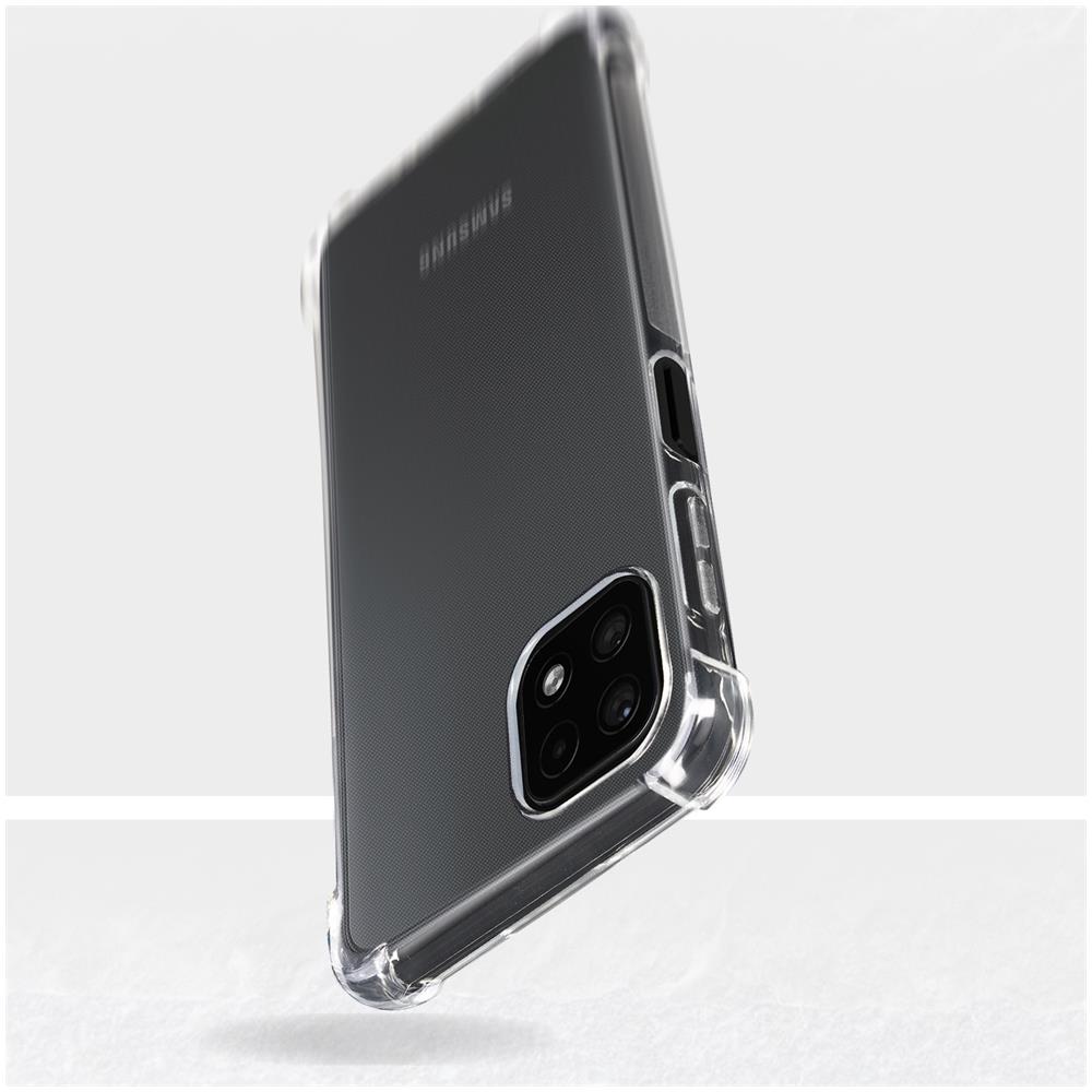 Cover Samsung Galaxy A22 5g Morbida Angoli Rinforzati Trasparente - Foto 2