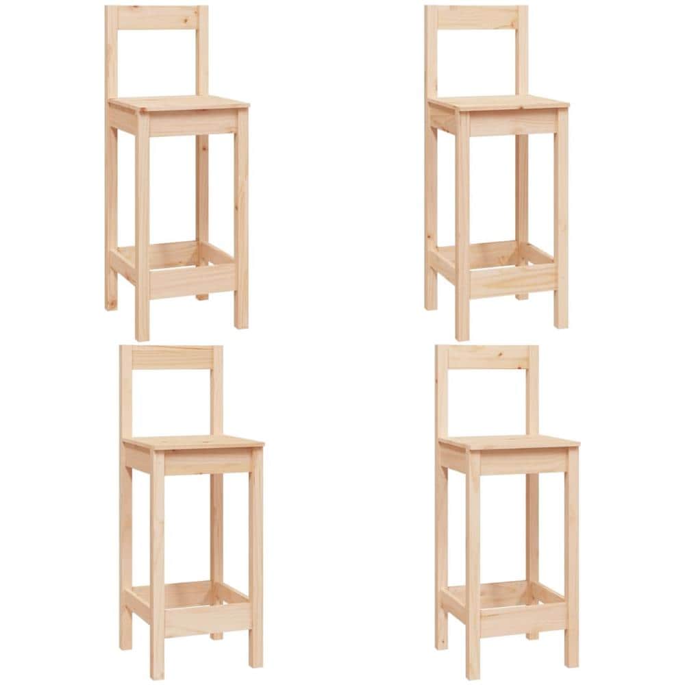 Set Da Bar 5 Pz In Legno Massello Di Pino - Foto 3