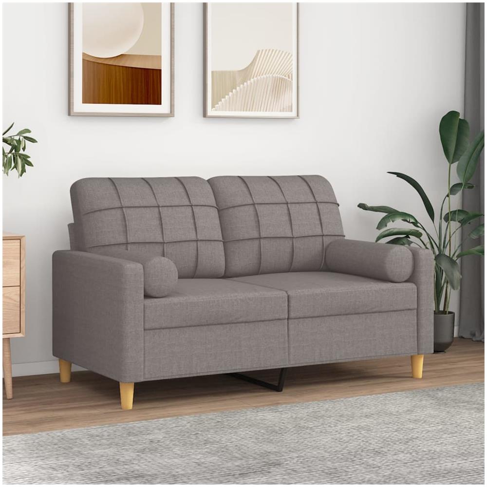 Cuscini Decorativi 2 Pz Tortora 15x50 Cm In Tessuto - Foto 1