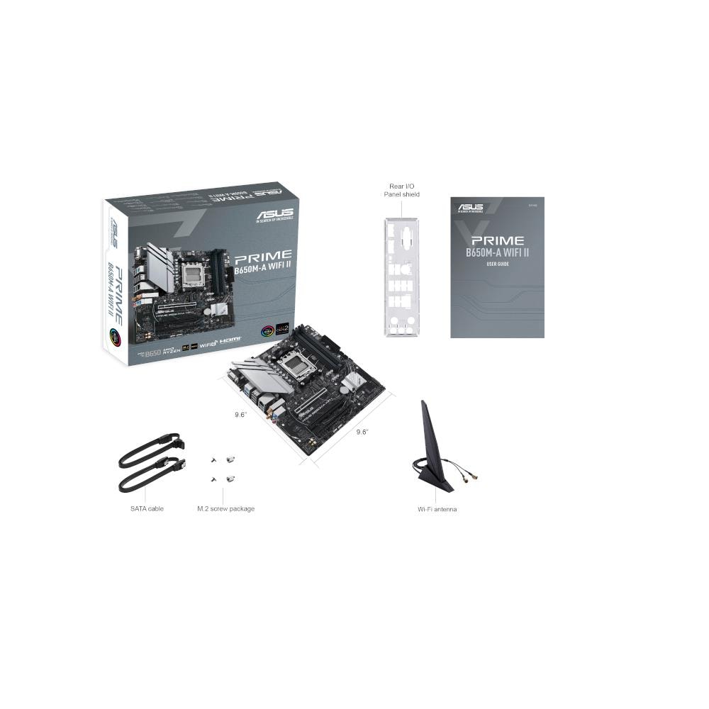 Scheda Madre Prime B650M-A WiFi II Socket AM5 Chipset B650 micro ATX - Foto 7