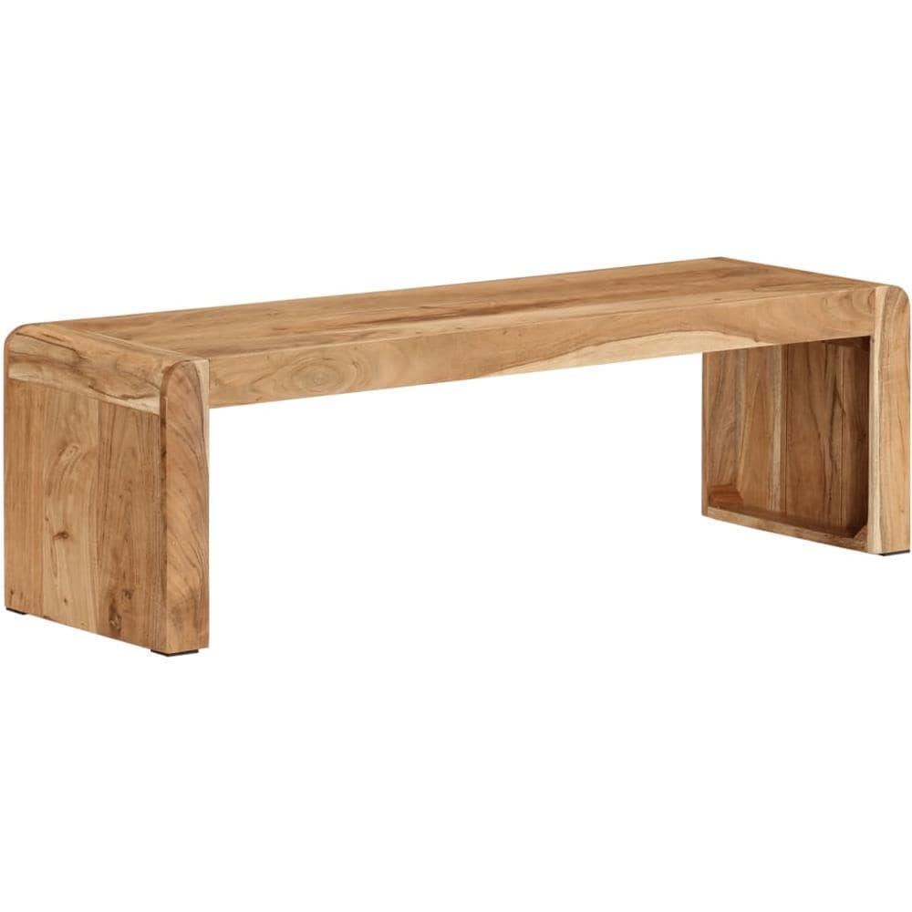 Mobile Porta Tv 110x33x33 Cm In Legno Massello Di Acacia - Foto 11