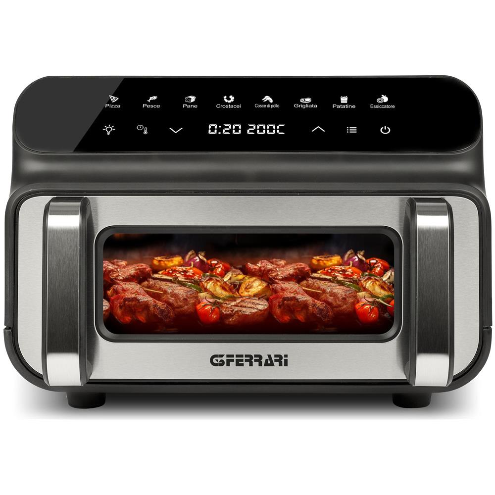 Friggitrice e Griglia ad Aria Friggisano BBQ G10181 Potenza 2000 Watt Capacità 10 Litri - Foto 2