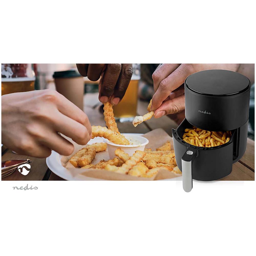 KAAF140BK friggitrice Singolo 3 L Indipendente 1500 W Friggitrice ad aria calda Nero - Foto 10