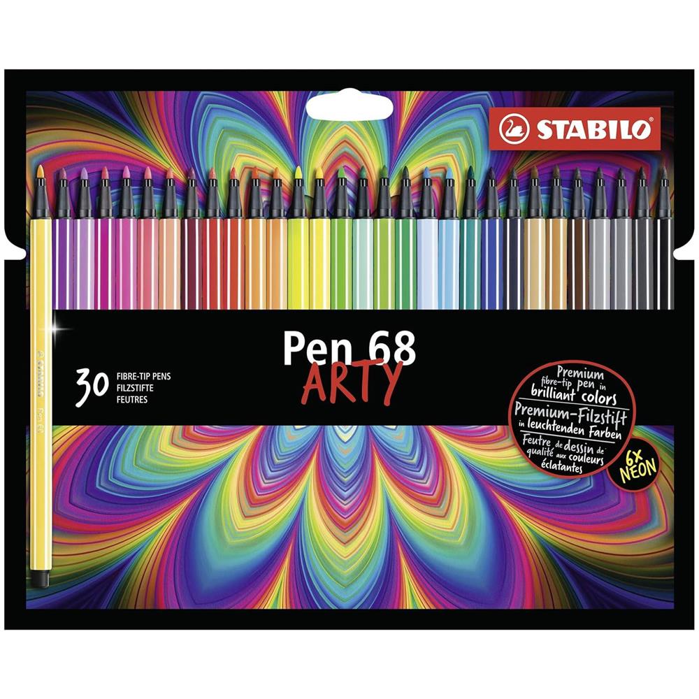 Pen 68 - Pennarello Premium - ARTY - Astuccio da 30 - Colori Assortiti - Foto 1