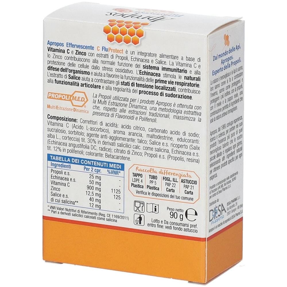 Apropos Fluprotect Effervescente C 20 Compresse - Foto 1