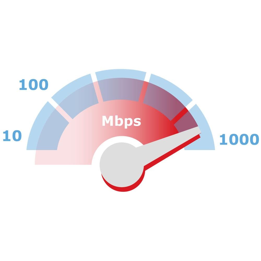 Switch GS-108S 8 Porte Ethernet 10/100/1000 Mbps Funzione QoS Colore Nero - Foto 9
