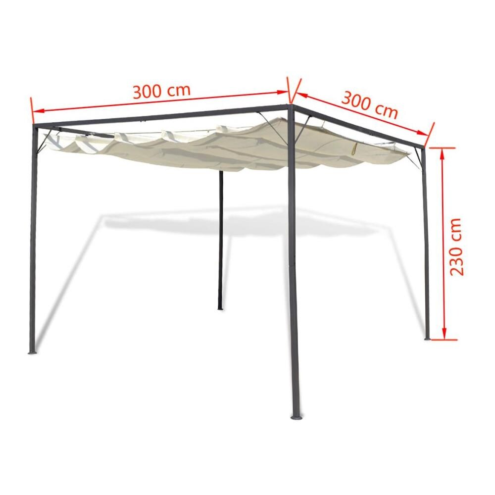 Gazebo Da Giardino Con Tettuccio Retrattile - Foto 17