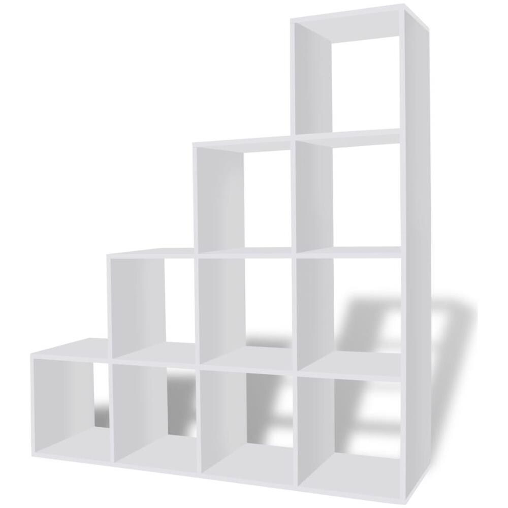 Libreria / Scaffale Espositore a Scala 142 cm Bianco - Foto 2