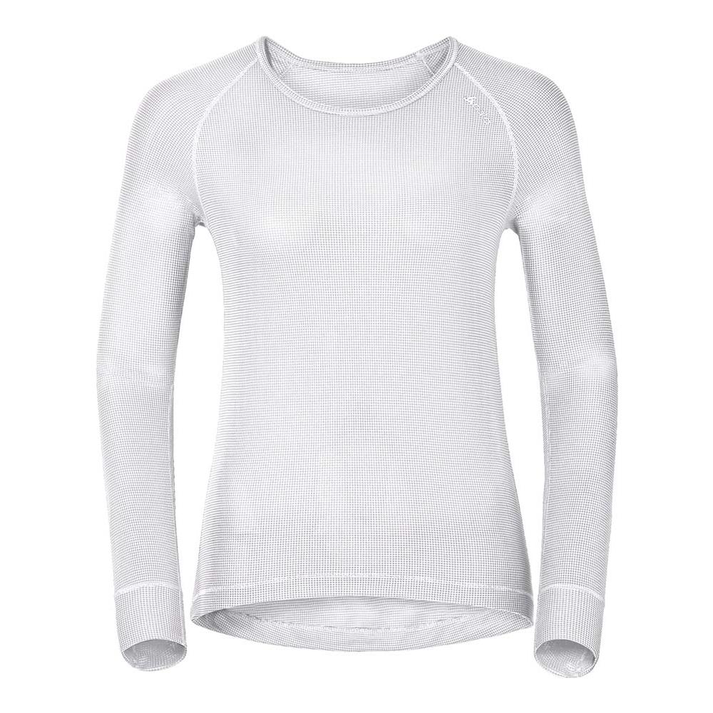 Maglietta Donna Odlo Shirt l//s Crew Neck Cubic