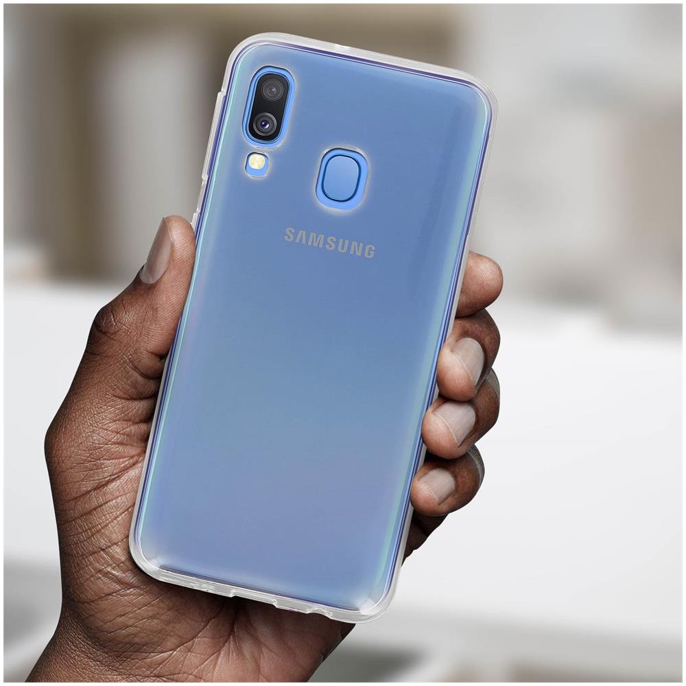 Cover Samsung Galaxy A40 Protezione Silicone Morbido Antishock Trasparente - Foto 5