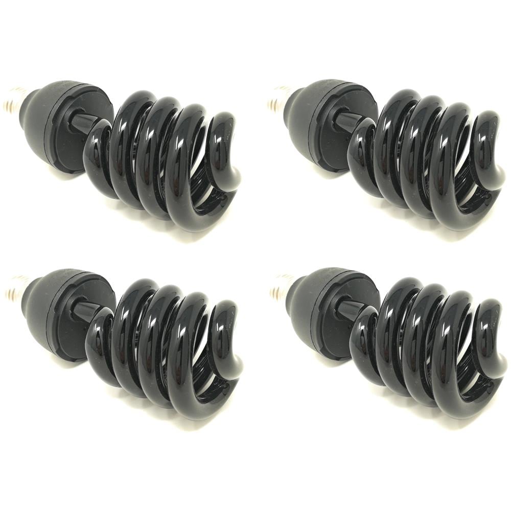 4 Lampadine A Spirale Uv Luce Nera Da 28w X Discoteca Feste Effetto Fluorescente - Foto 1