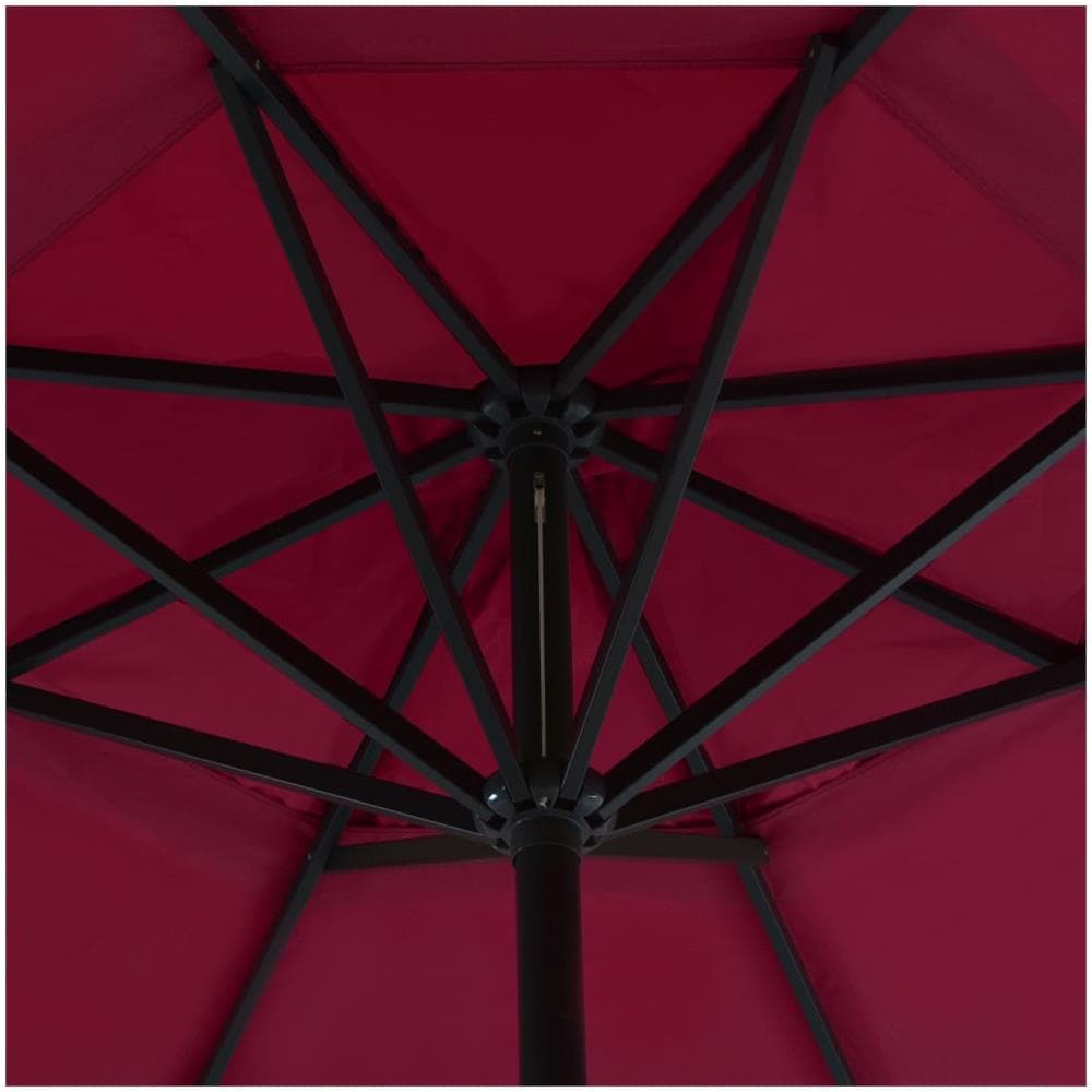 Ombrellone Da Esterni Con Base Portatile Rosso - Foto 2