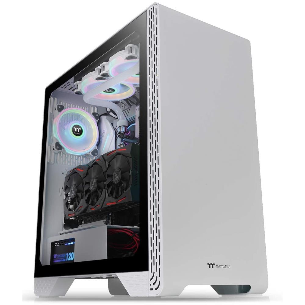 Case S300 TG Snow Midi Tower ATX / Micro-ATX / Mini-ITX 1 Porta USB 3.0 Colore Bianco (Finestrato) - Foto 2