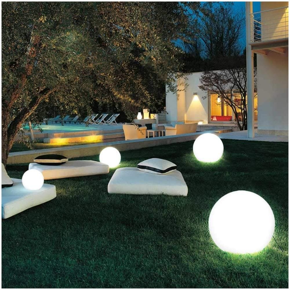 Palla Led Rgb A Ricarica Solare 30cm Telecomando Solar Nova Xl - Foto 2