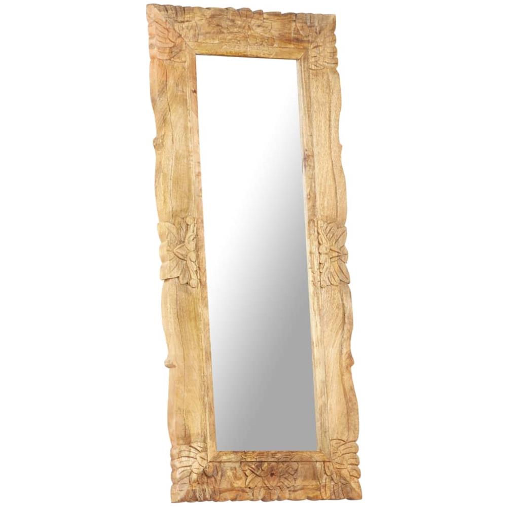 Specchio 110x50 Cm In Legno Massello Di Mango - Foto 8