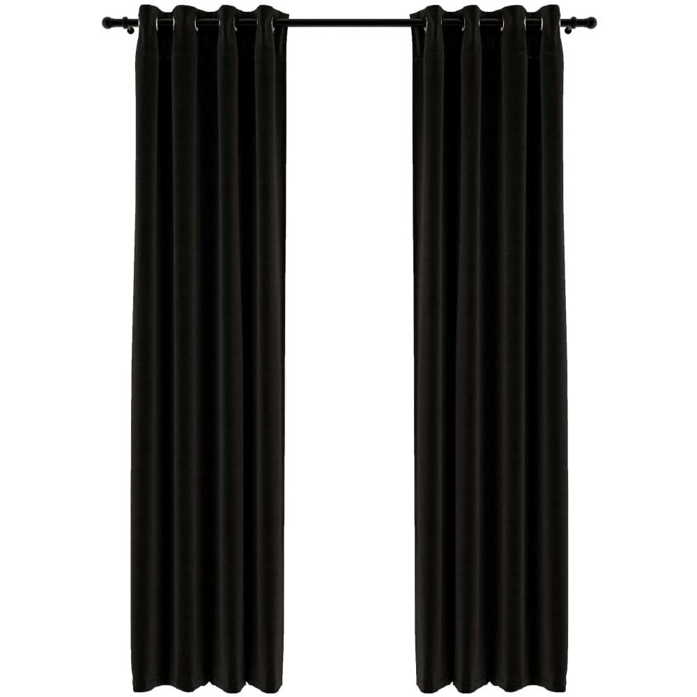 Tende Oscuranti Effetto Lino 2 Pz 140x225 Cm Antracite - Foto 2