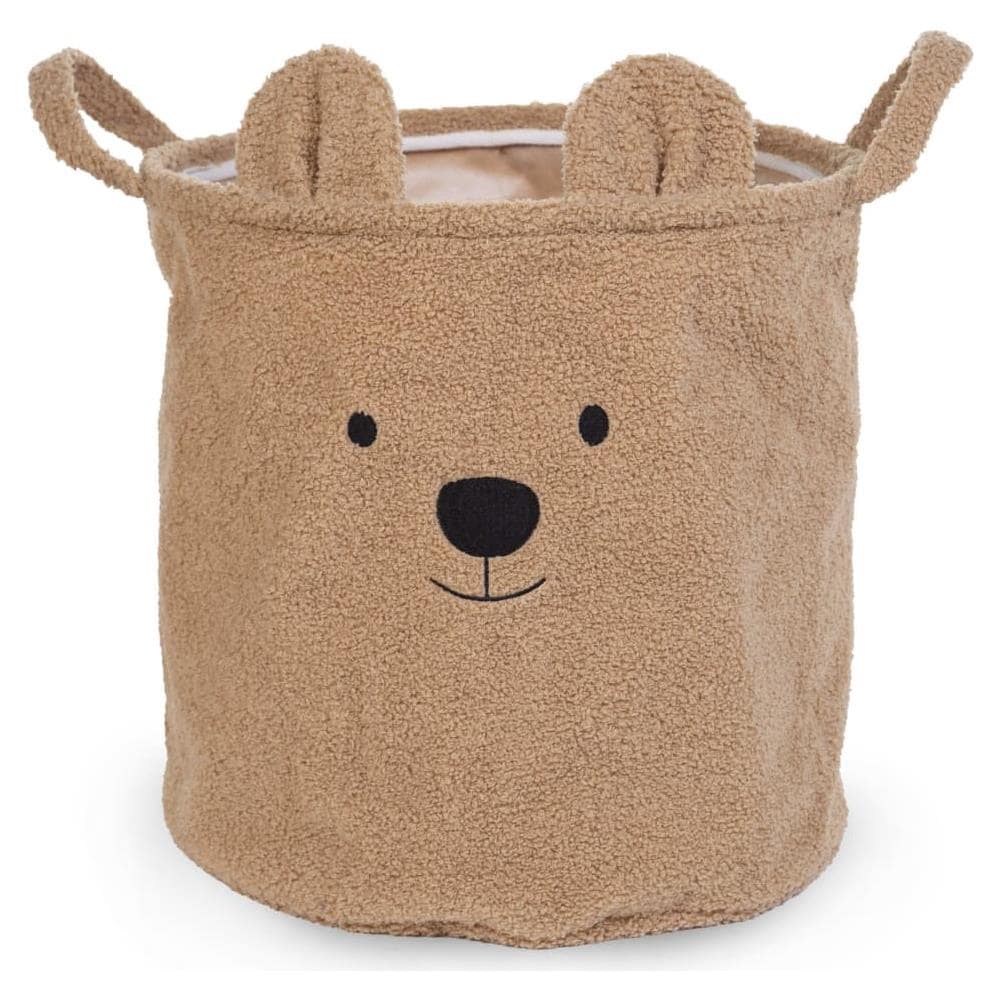 Cestino Portaoggetti Teddy 40x40x40 cm Beige - Foto 1