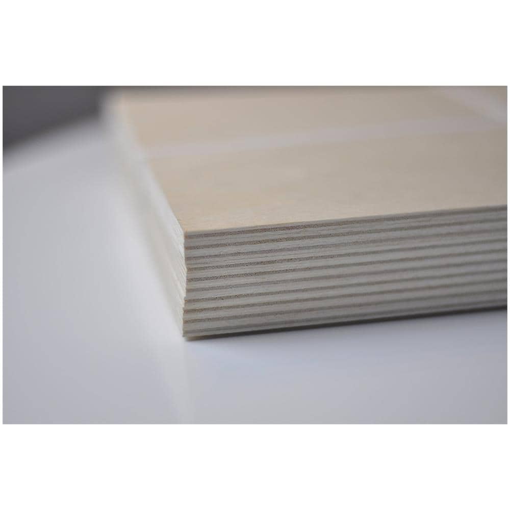 25 X A4 Compensato Pannello Legno Grezzo Fogli | 300 X 210 X 3 Mm (+ / - 0.5 Mm) | Bricolage Tavola Betulla Baltico | Ideale Per Pirografia, Taglio Laser, Cnc Router, Modellare, Traforato - Foto 5