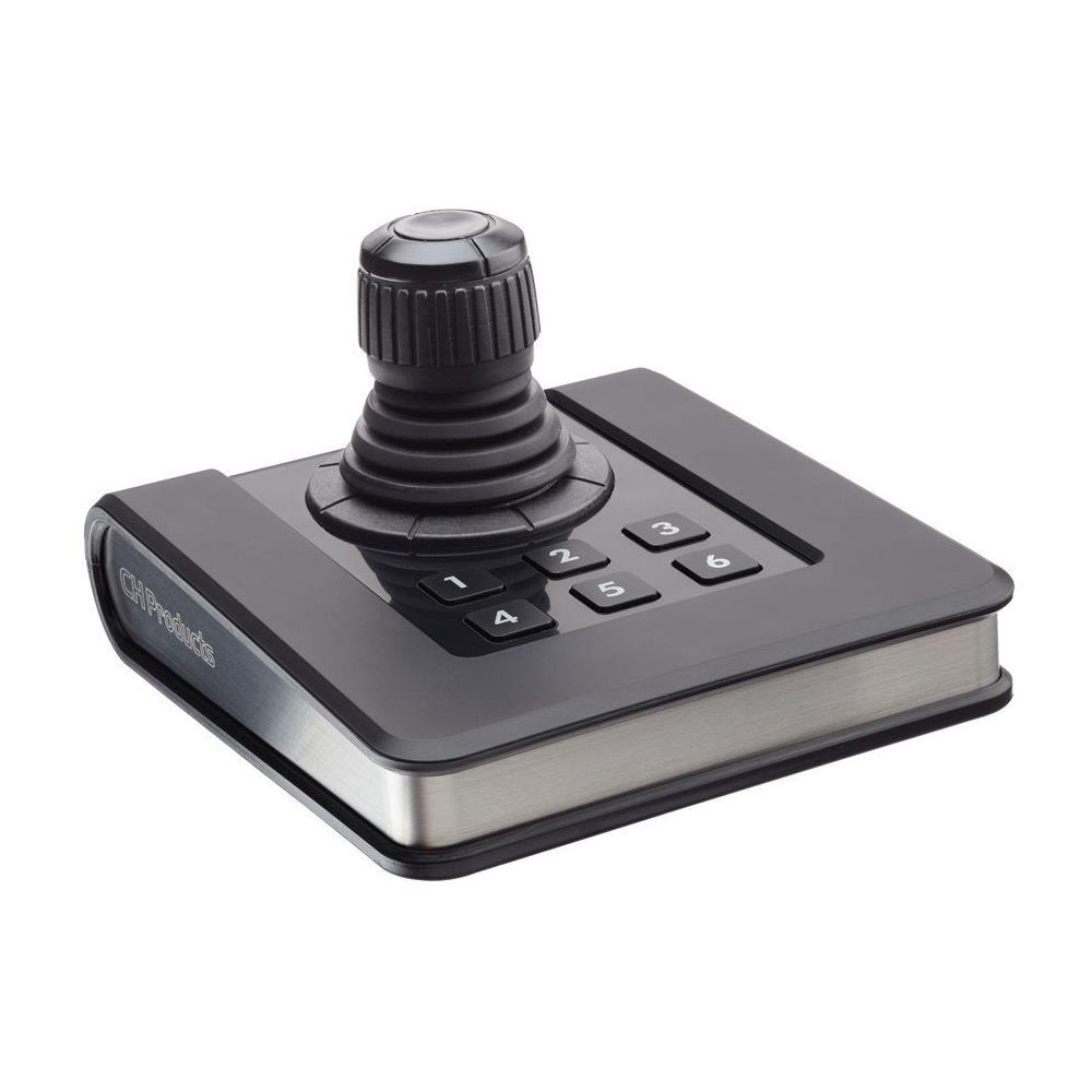 100-350, Joystick, PC, Cablato, USB 1.1, Nero, RoHS - Foto 1